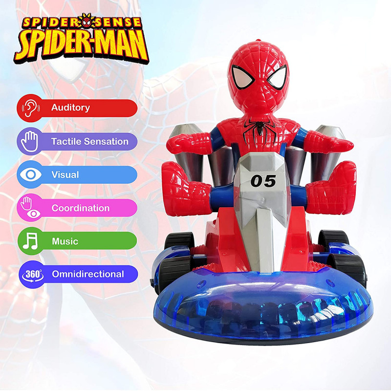 Spiderman- Kart vozilo sa svetlosnim i zvučnim efektima 