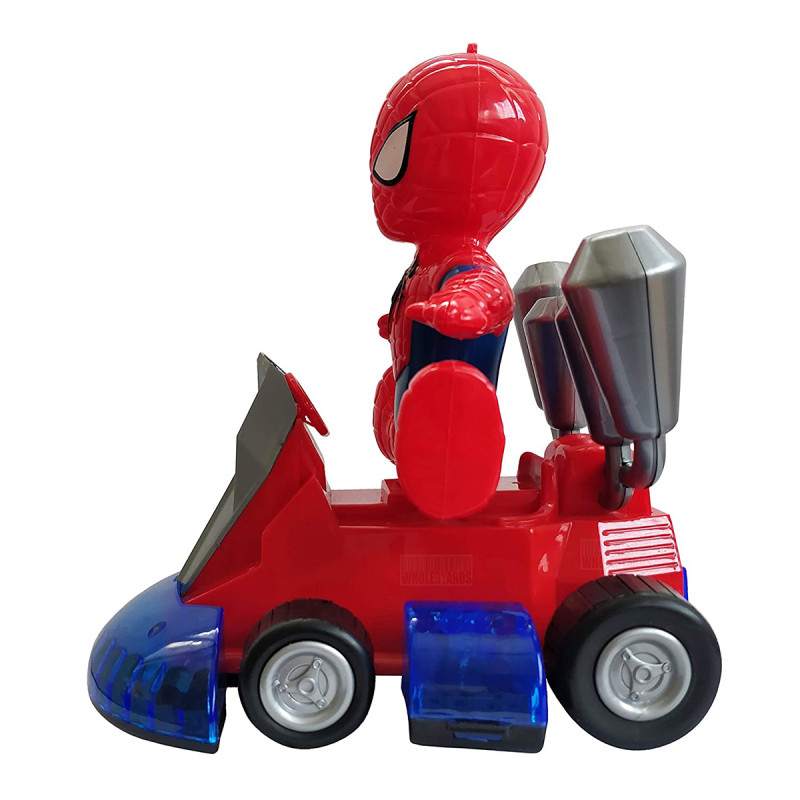 Spiderman- Kart vozilo sa svetlosnim i zvučnim efektima 