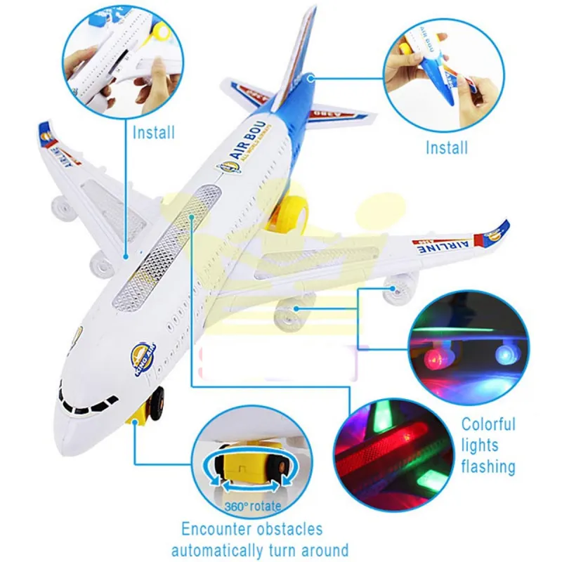 Realistični avion sa zvučnim i svetlosnim efektima