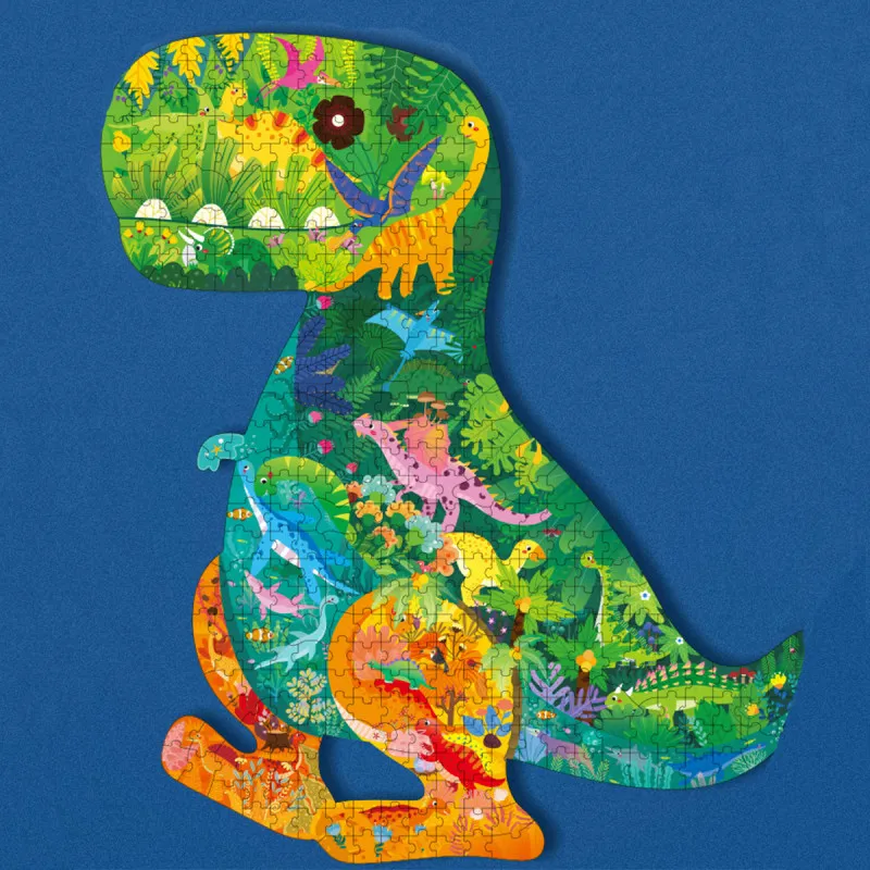 Dino Jungle Puzzle - Velika dinosaurus slagalica od 377 delova