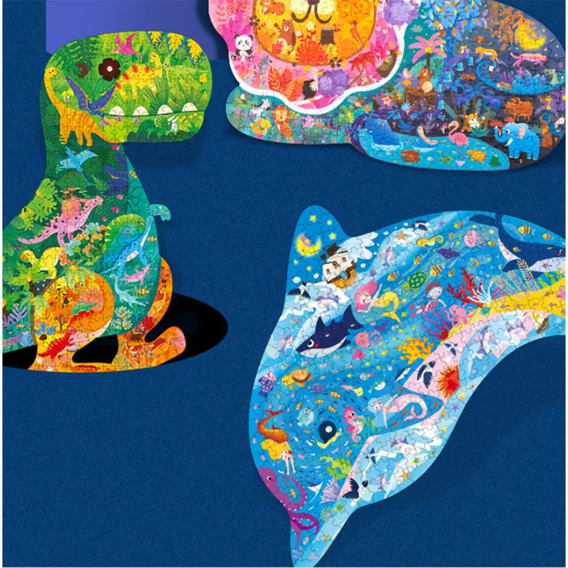 Dino Jungle Puzzle - Velika dinosaurus slagalica od 377 delova