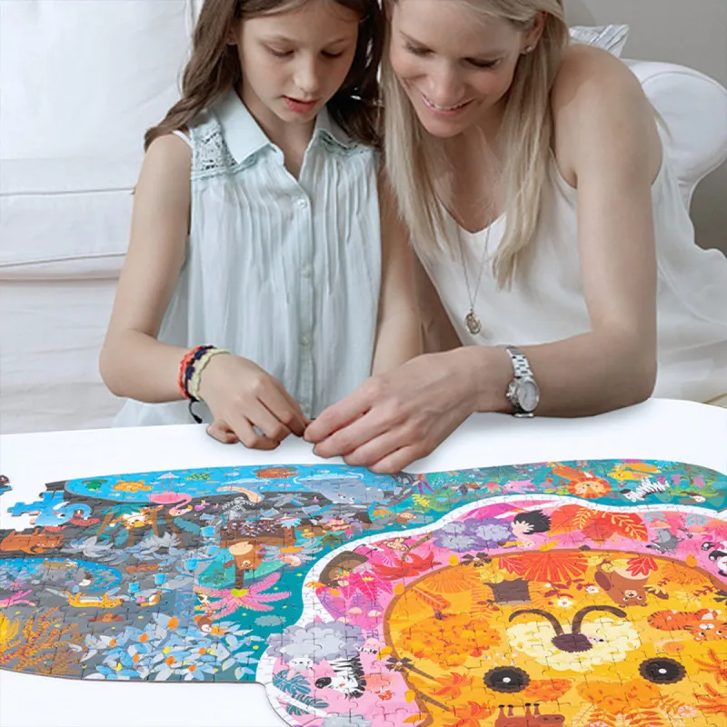 Dino Jungle Puzzle - Velika dinosaurus slagalica od 377 delova