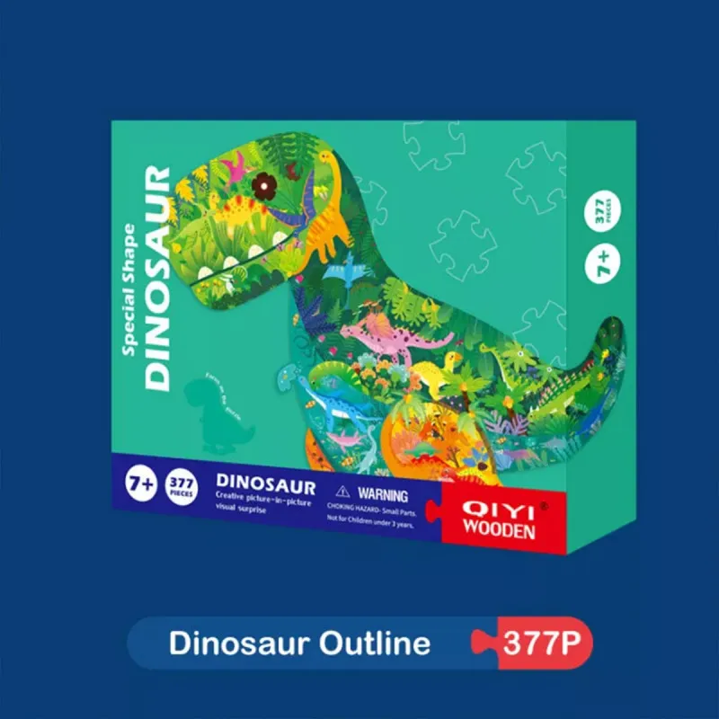Dino Jungle Puzzle - Velika dinosaurus slagalica od 377 delova