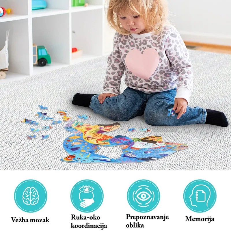 Magical Dolphin World Puzzle - Velika delfin slagalica od 383 dela