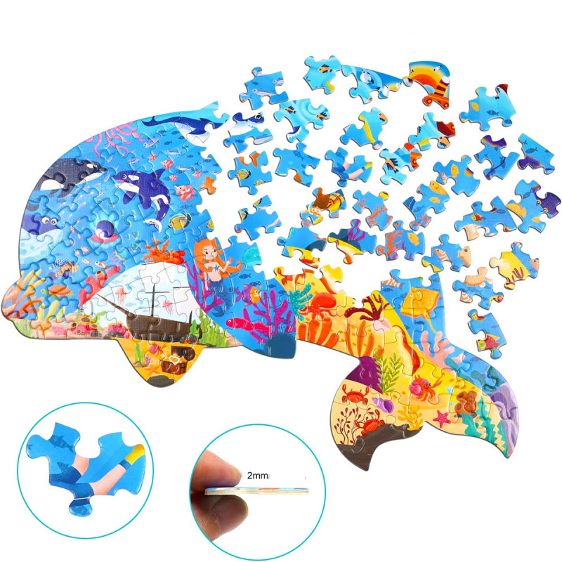 Magical Dolphin World Puzzle - Velika delfin slagalica od 383 dela