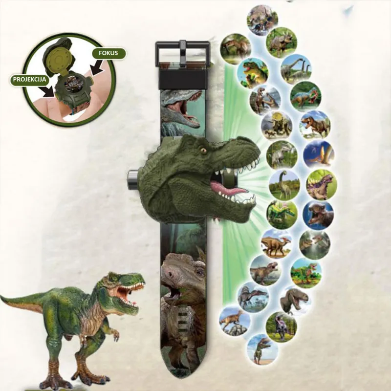 Dinosaurus 3d projection - digitalni sat sa projektorom