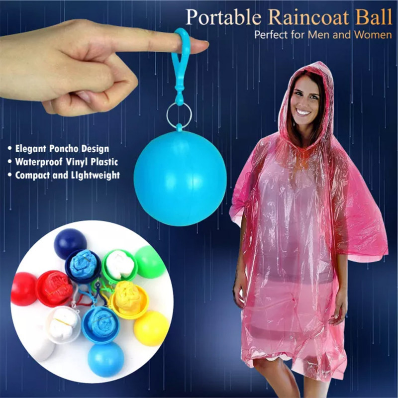 Raincoat Ball - Jednokratna kišna kabanica u kugli