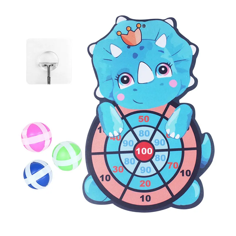 Dečiji pikado sa lepljivim lopticama - Animal dart board