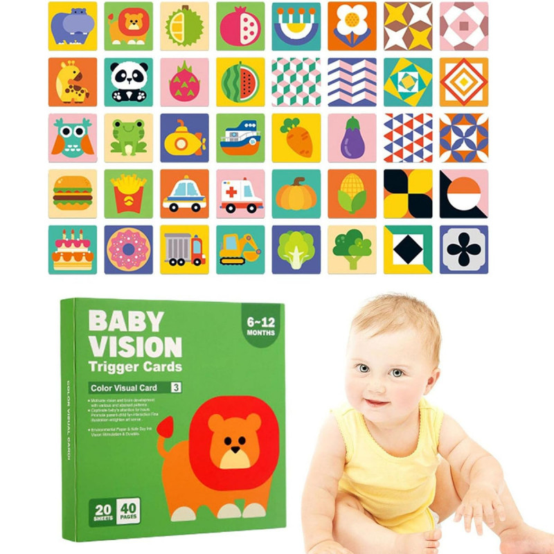 Baby Vision level 3- Edukativne kartice za bebe (6 -12 meseci)