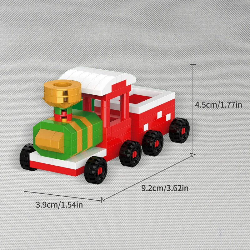 Praznični vozić od kockica - 177 delova radosti