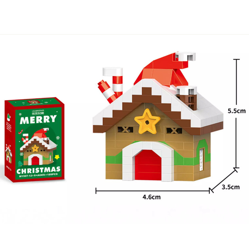 Praznična kućica od kockica - 189 delova radosti