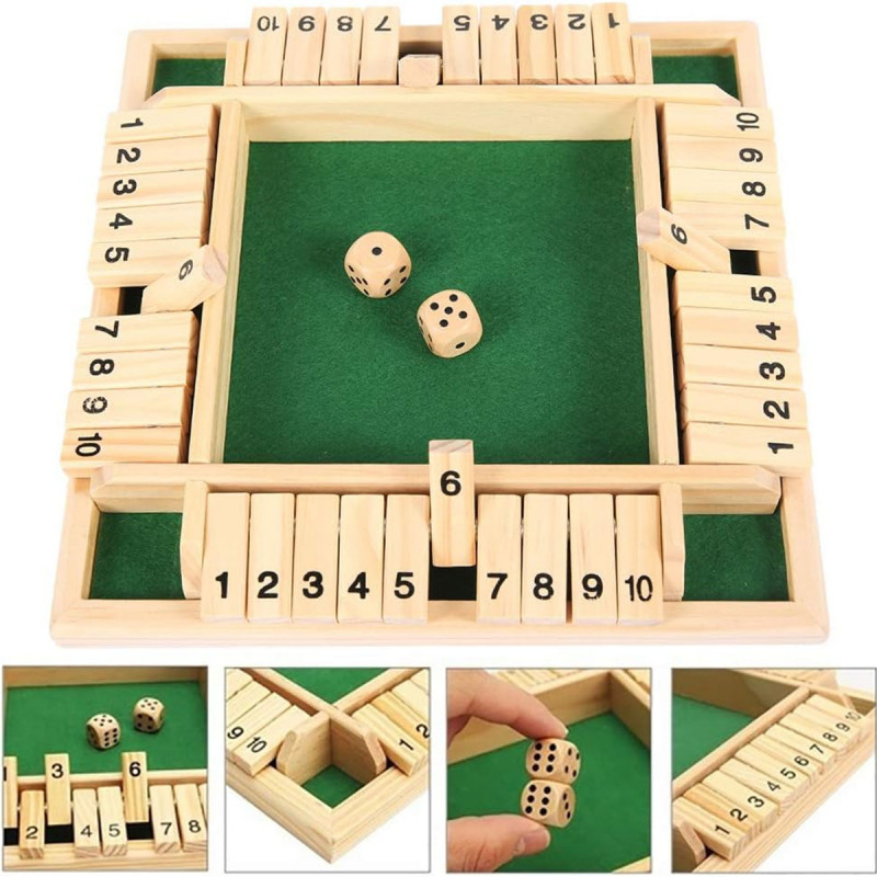 Shut the Box - Drvena društvena igra