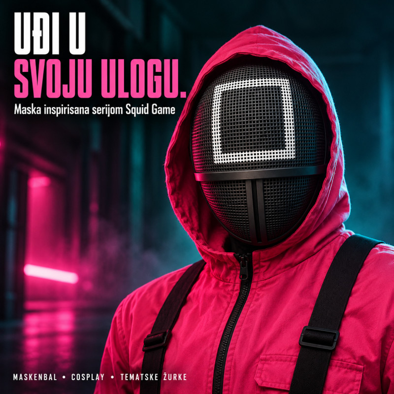 Maska iz serije Squid Game