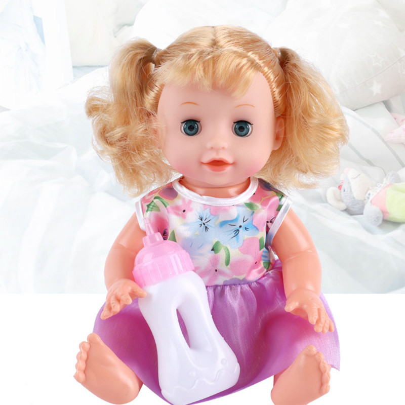 4u1 set - Interaktivna lutka sa flašicom, pelenom i nošom