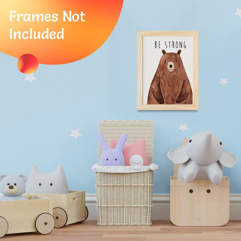 Veseli životinjski posteri za dečiju sobu