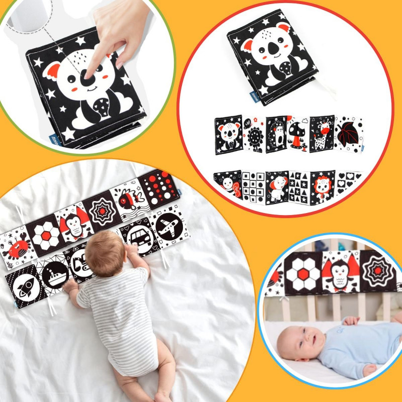 Baby Vision Fence - kontrastna razvojna ogradica za krevetac