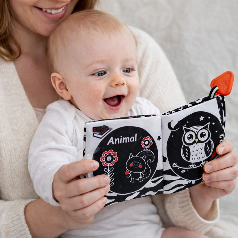 Baby Vision Book - kontrasna platnena knjiga za bebe