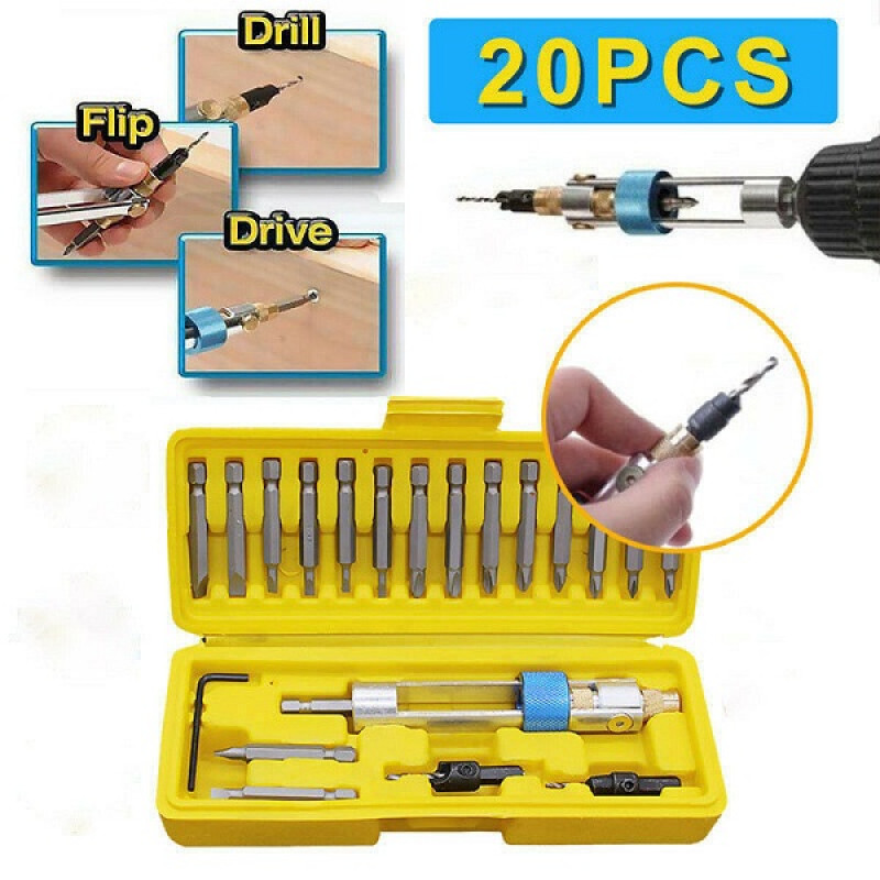 Half Time Drill Driver - 20 u 1 set za brzo bušenje i šrafljenje