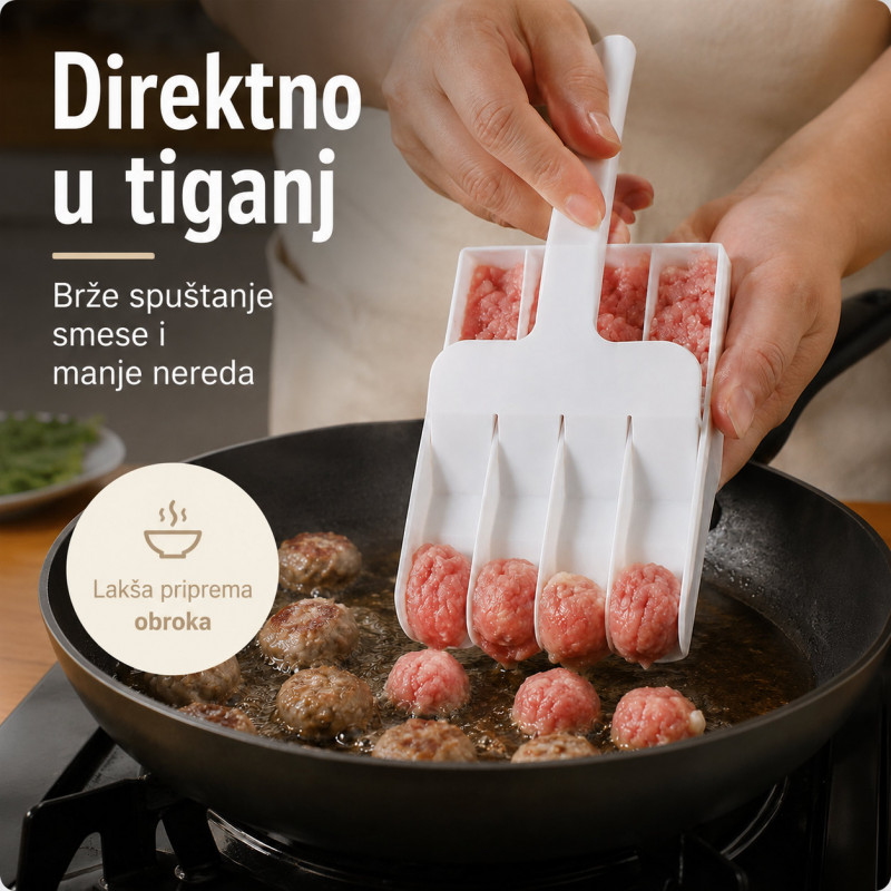 Kalup za ćufte – brže, lakše i urednije kuglice