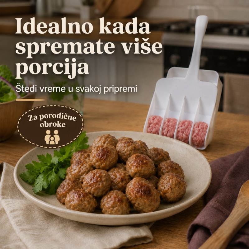 Kalup za ćufte – brže, lakše i urednije kuglice