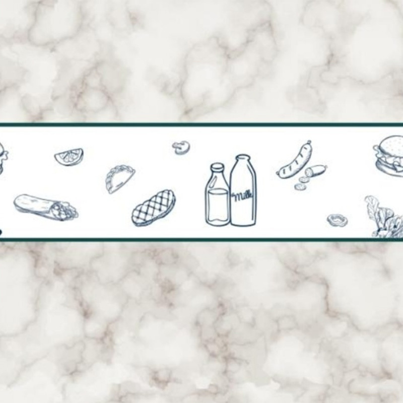 KitchenWall sticker 1m x 60cm - zaštita za kuhinjske zidove