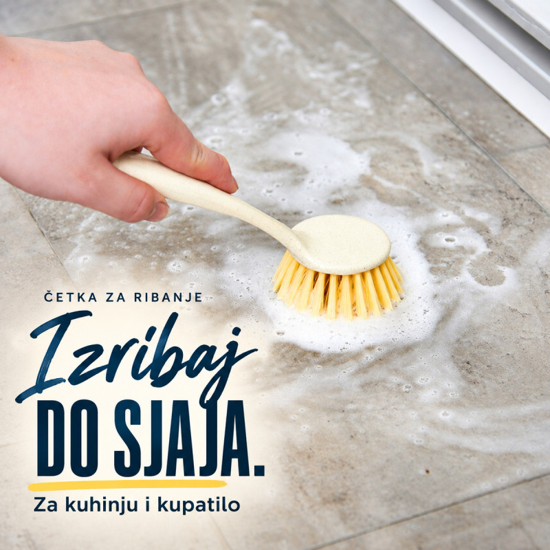Četka za ribanje sa drškom - za lako pranje površina