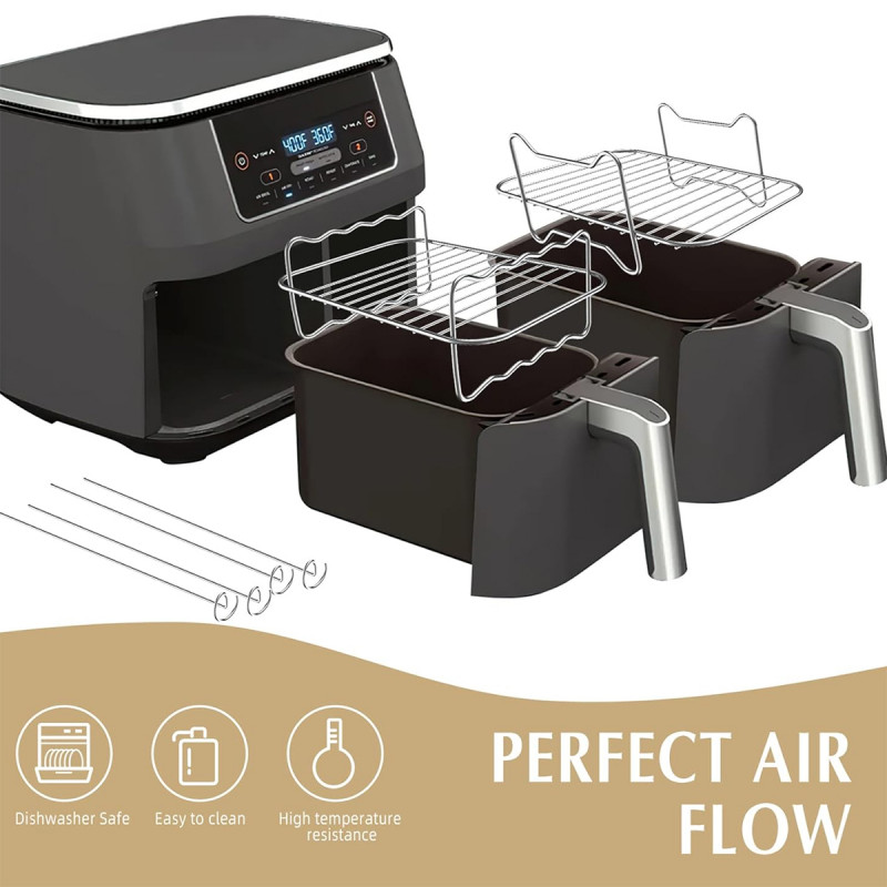 Ovalna rešetka za brzu pripremu jela u air fryer-u