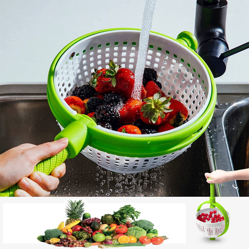 Magična roto cediljka za pranje i ceđenje salata