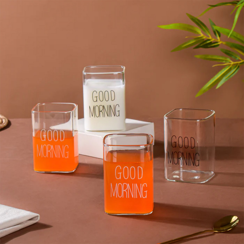 Čaša sa motivacionom porukom za dobro jutro 240ml