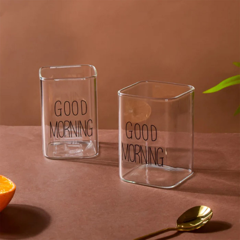 Čaša sa motivacionom porukom za dobro jutro 240ml