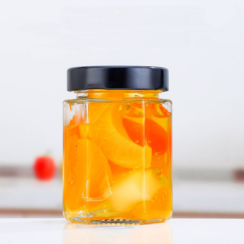 Šestougaona tegla za čuvanje hrane 500 ml
