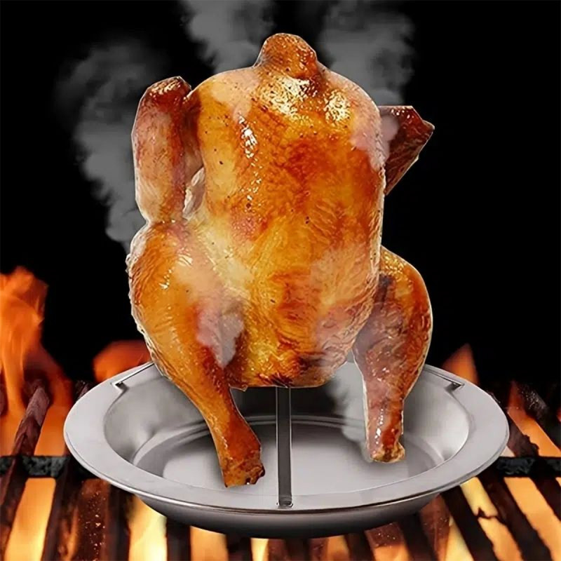 Stalak za ravnomerno pečenje piletine
