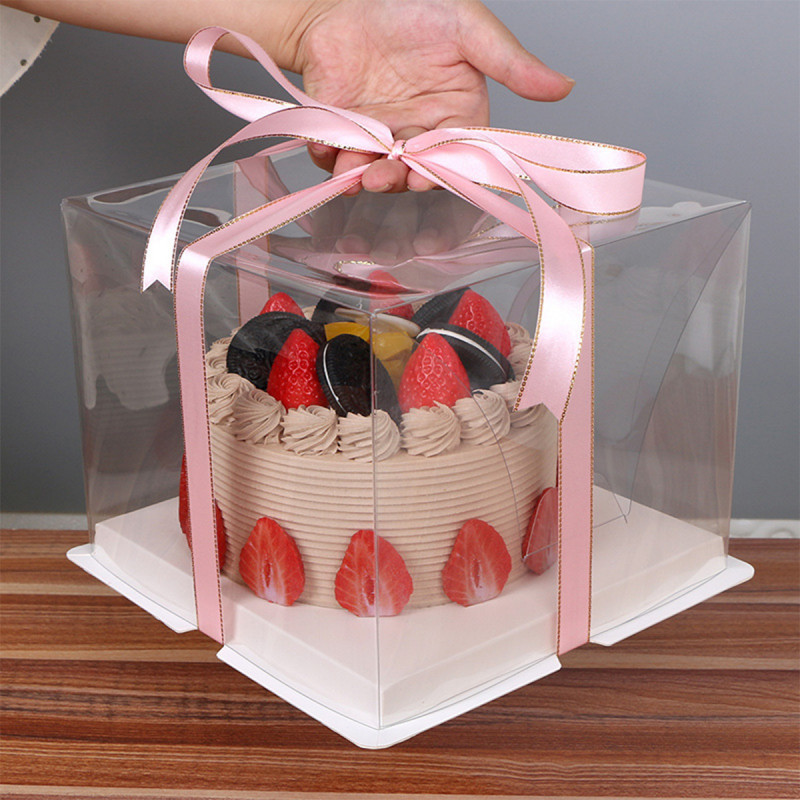 Dolce Box 25x25cm - Transparentna kutija za torticu 