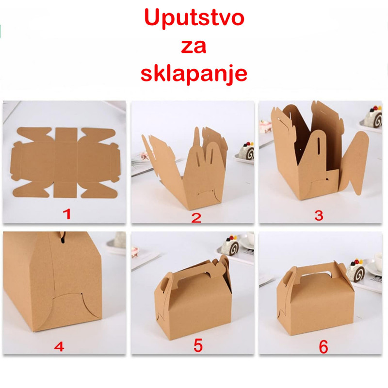 DessertBox - Kutija za peciva i kolače sa rukohvatom