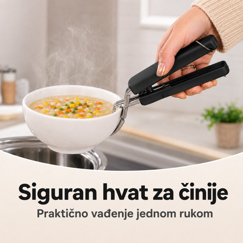 Hvataljka za vrele činije i posude – sigurno vađenje bez opekotina