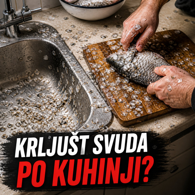 Praktični čistač krljušti za ribu – bez nereda po kuhinji