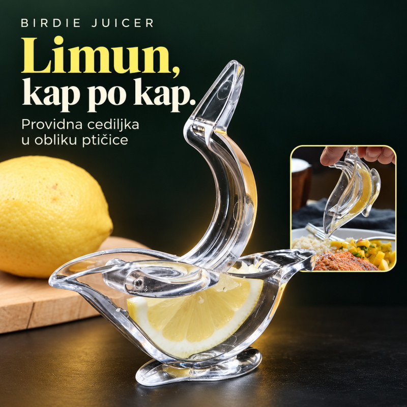 Birdie Juicer - Providna cediljka za limun u obliku ptičice