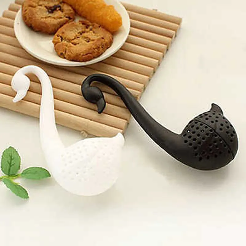 Elegantna merica za čaj u obliku labuda