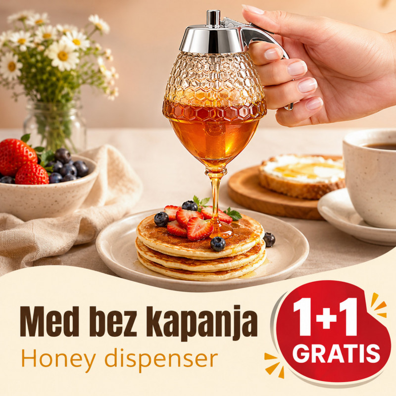 1+1 GRATIS Honey dispenser - dozer za med