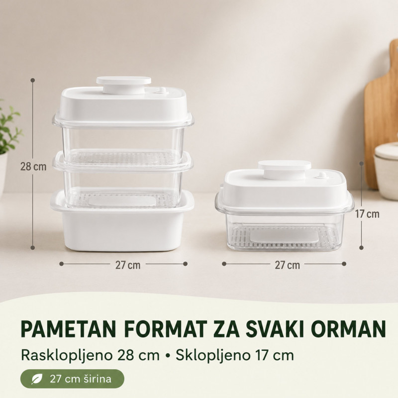Spratna posuda za kuvanje na pari Favorina – zdrav obrok bez šporeta