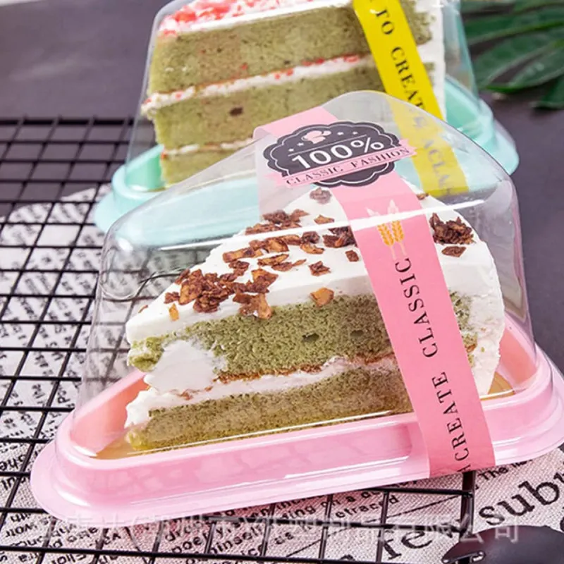 Cake pink box - Trouglasto pakovanje sa poklopcem za kolače i torte