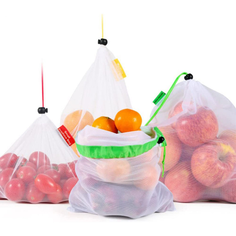 Praktična višekratna mrežasta vreća za kupovinu 42x30cm