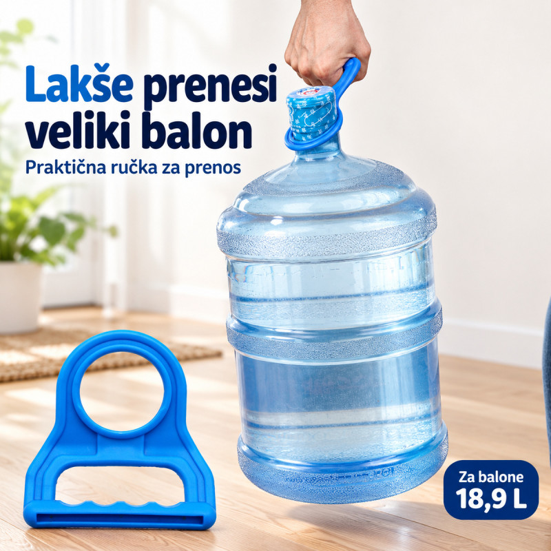 Praktična ručka za prenos velikih balona