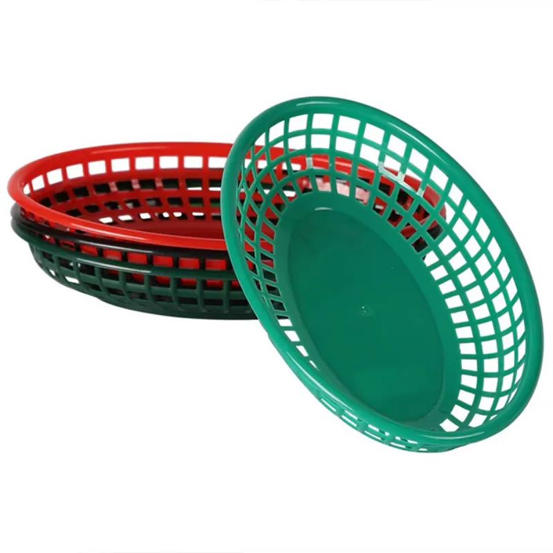 Retro plastična korpa za posluživanje hrane