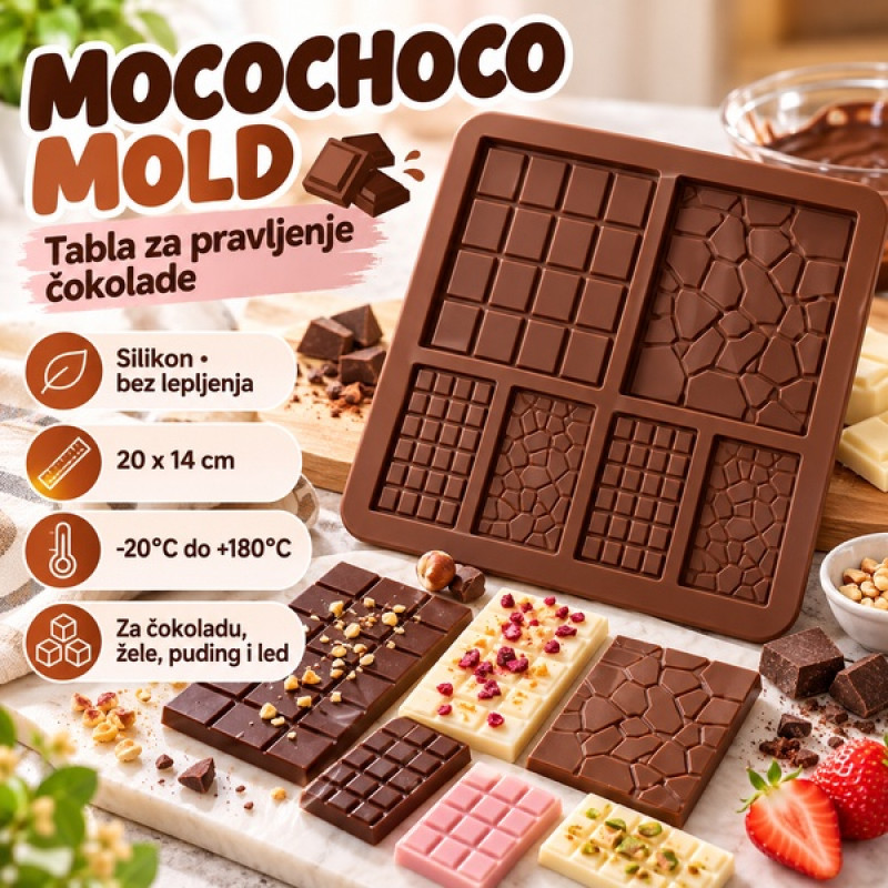 MocoChoco Mold - Tabla za pravljenje čokolade