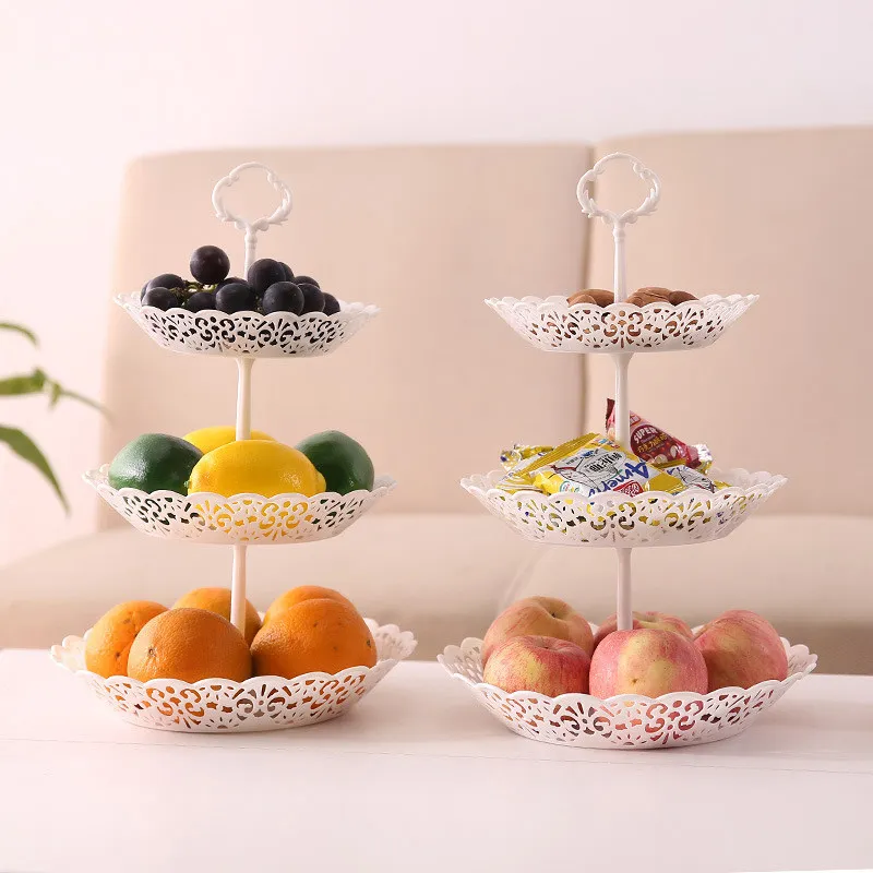 Elegantni ovalni etažer za voće i kolače