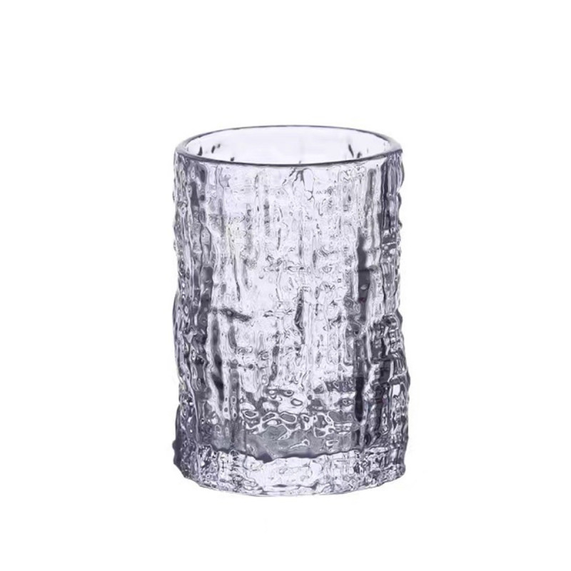 Bark Glass 400ml - Staklena čaša reljefnog dizajna 