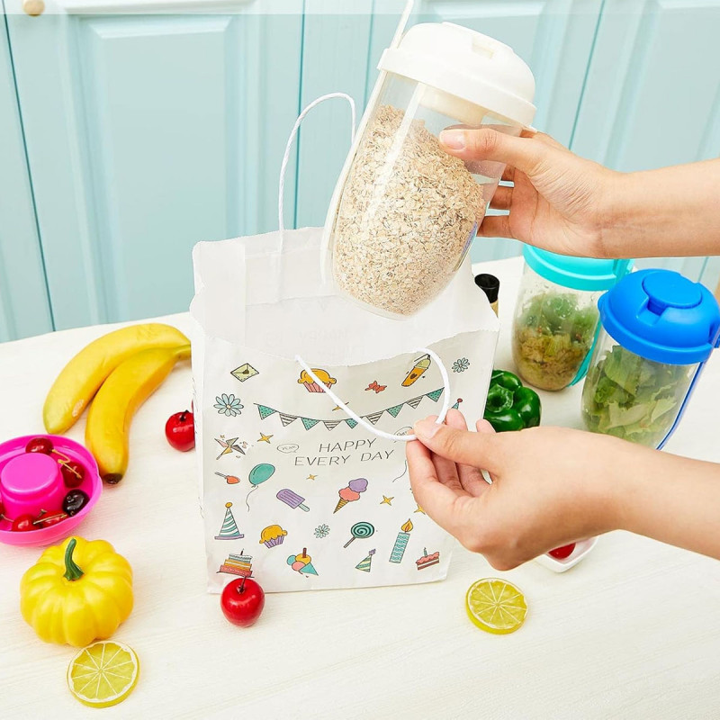 Praktična čaša za salatu za poneti + viljuška