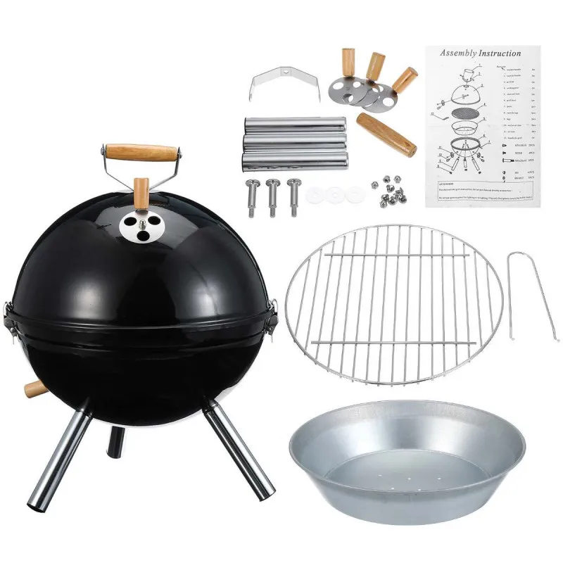 BBQ Grill-Prenosivi okrugli roštilj sa poklopcem