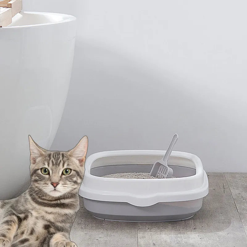 Toalet za mace - Posuda za pesak sa lopaticom 40 x 33 x 12 cm